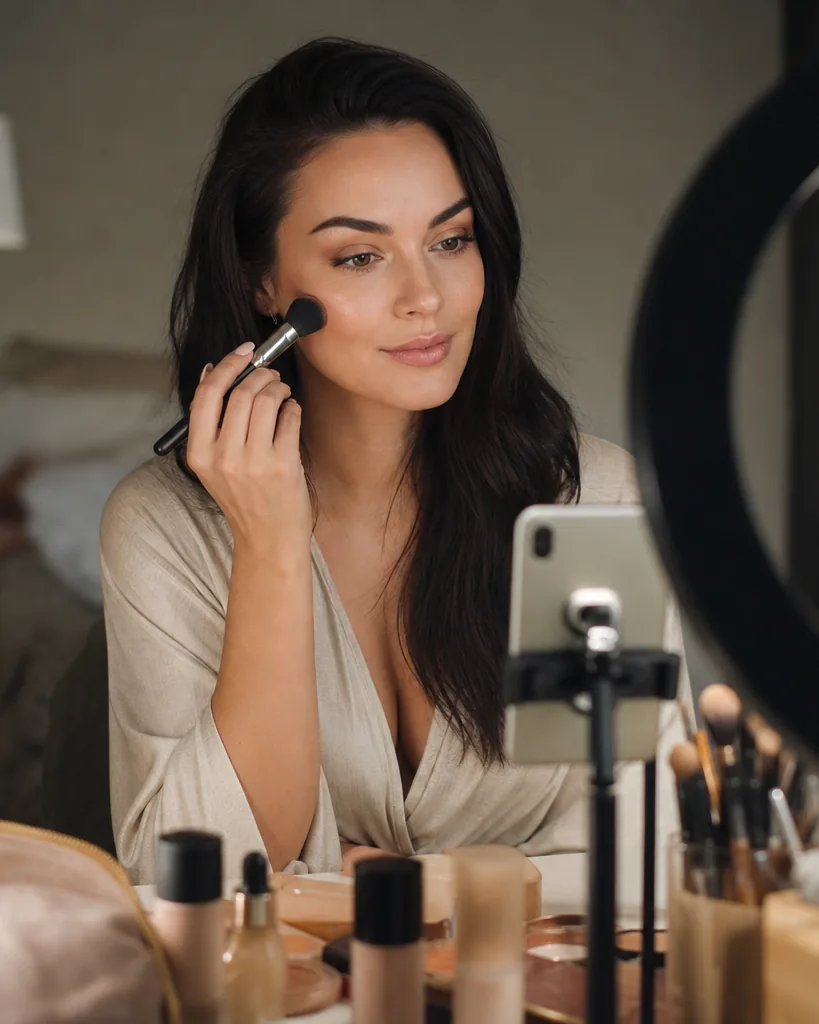 Soft everyday look, step by step.