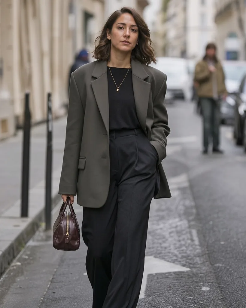 Three ways to wear one oversized blazer.